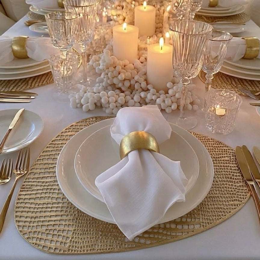 Mila Gold Textured Placemat
