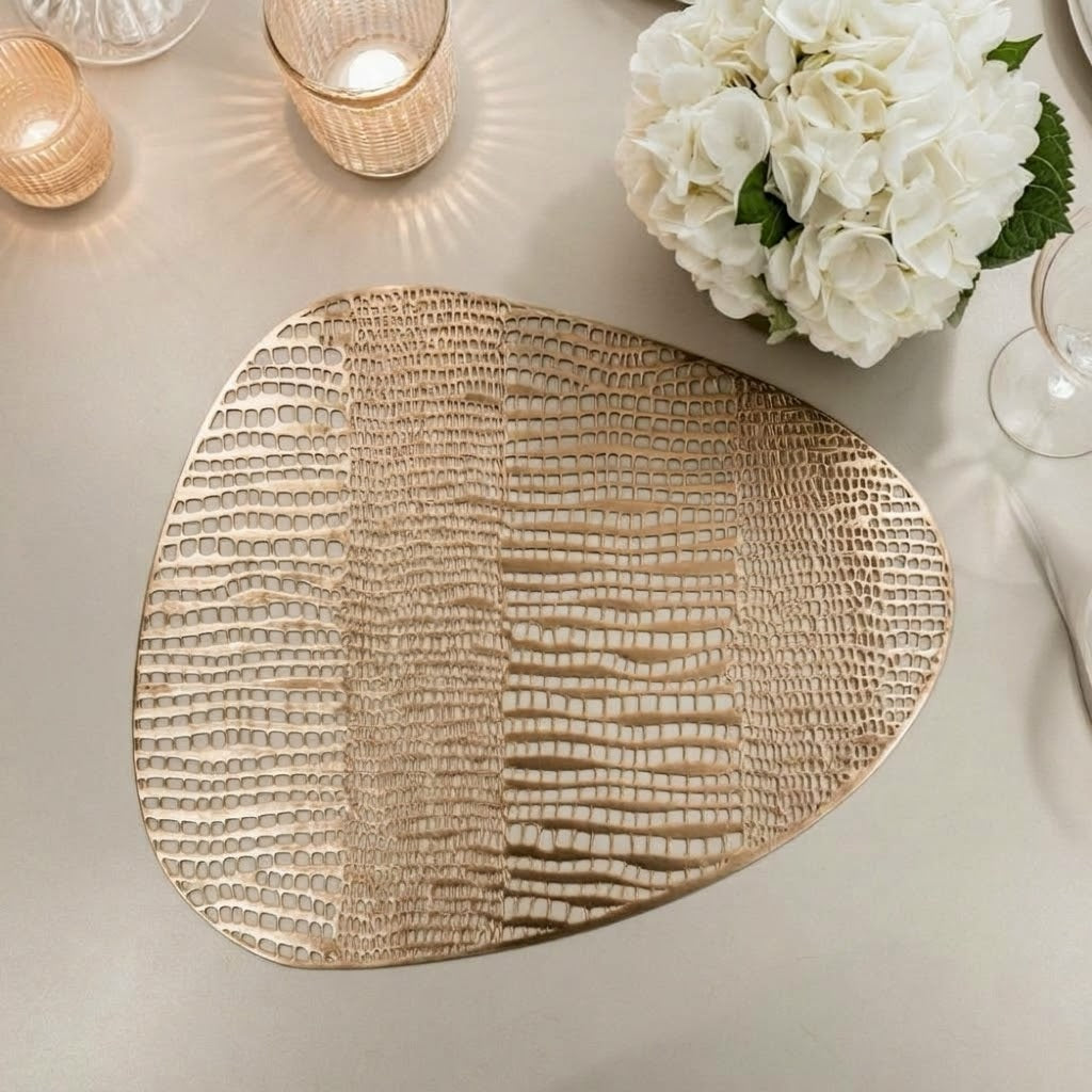Mila Gold Textured Placemat