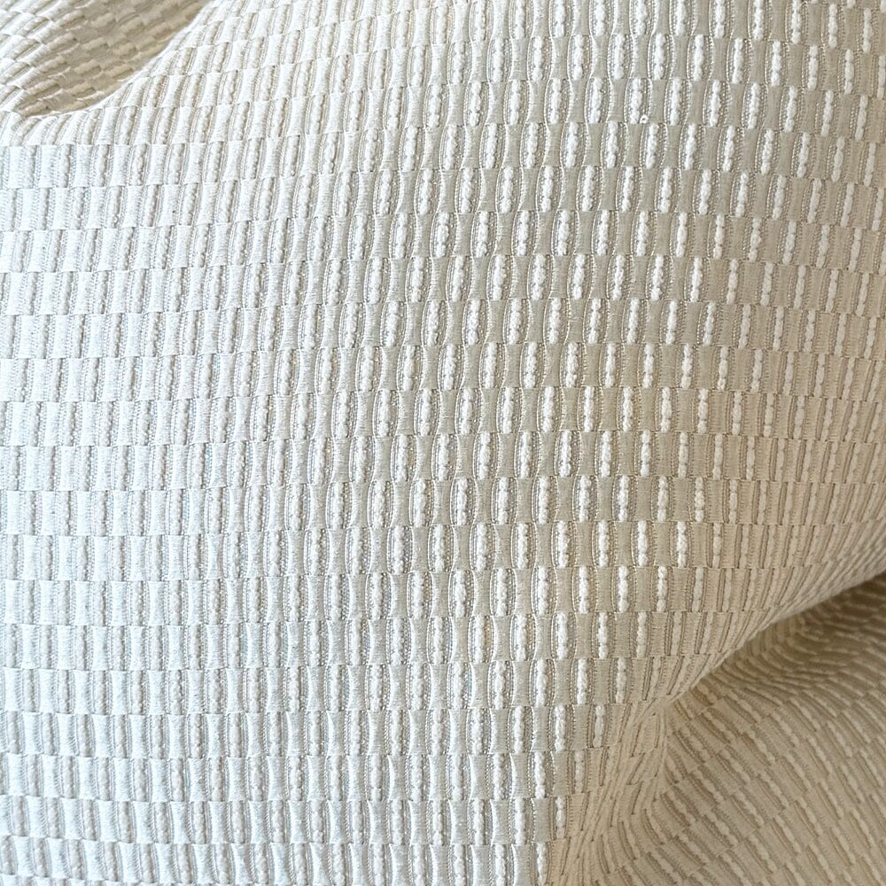 Adeline Cream & Gold Textured Feather Filled Cushion - 50x50cm