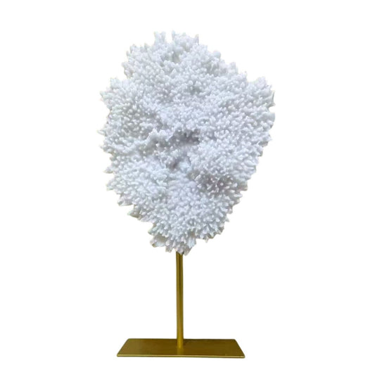 Agato Coral Ornament on Gold Base Accessories