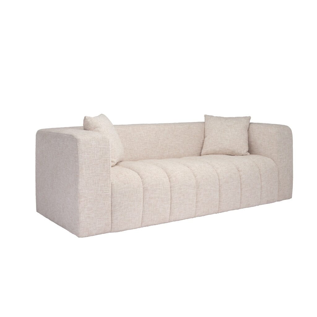Allegra Oyster Textured 3 Seater Sofa Sofa