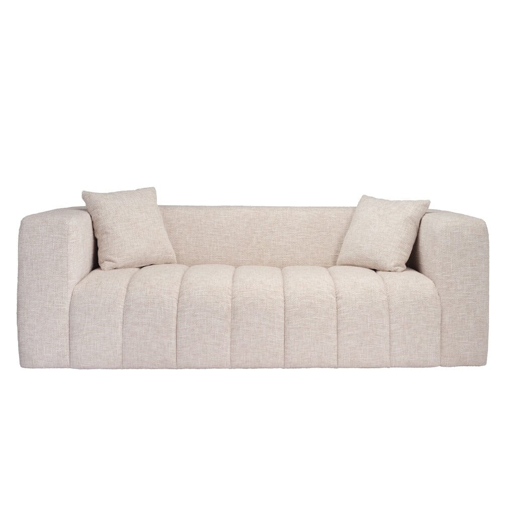 Allegra Oyster Textured 3 Seater Sofa Sofa