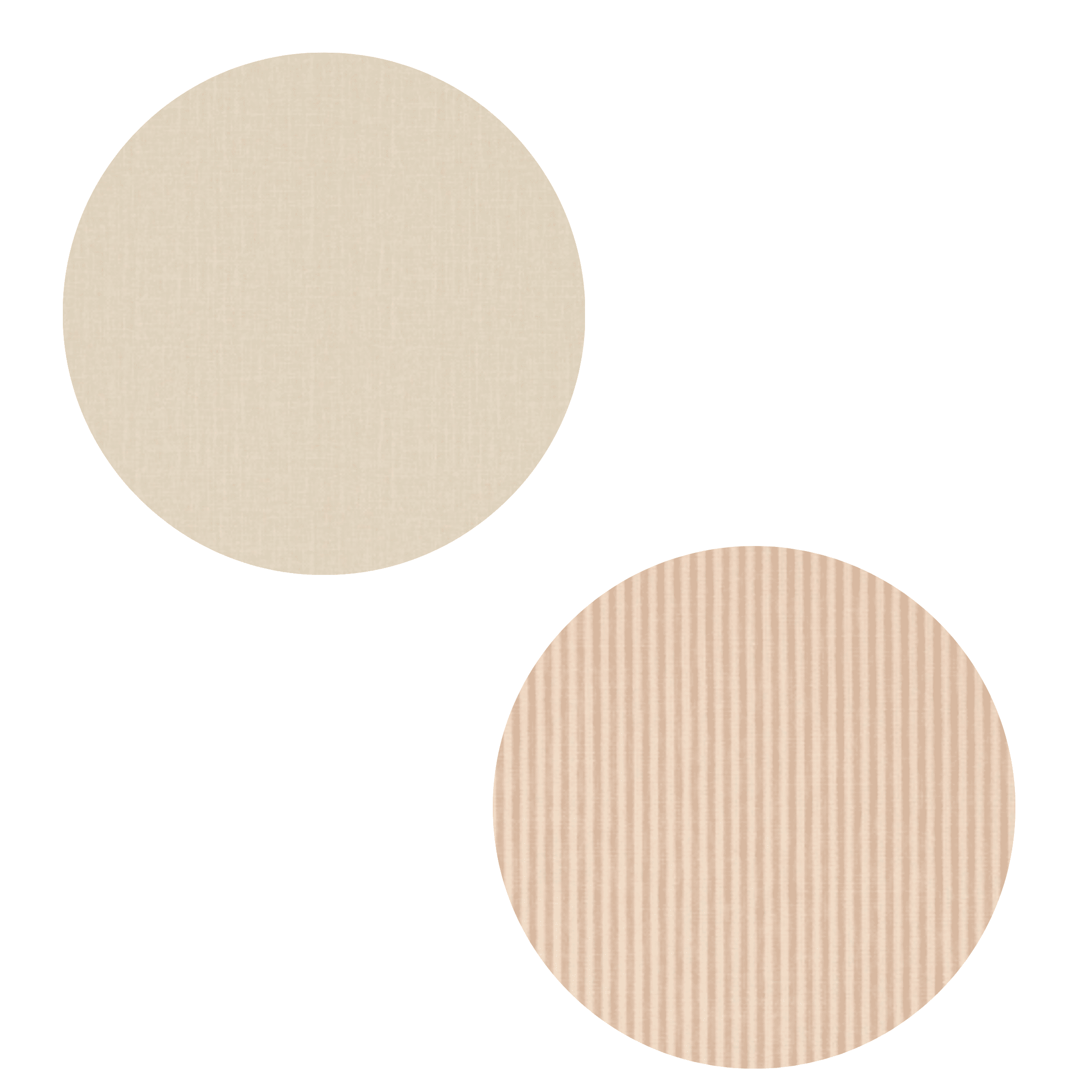 Almond Woven & Pink Stripe Fabric Samples
