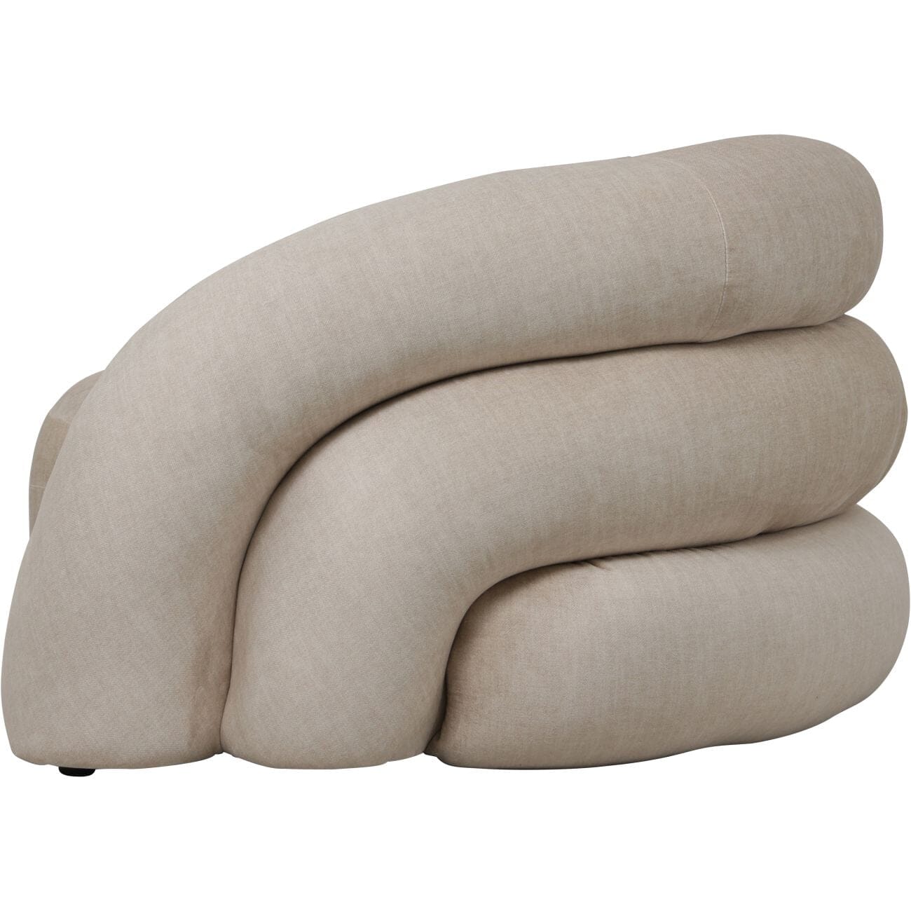 Amreli Curved Cream Snug Chair Furniture