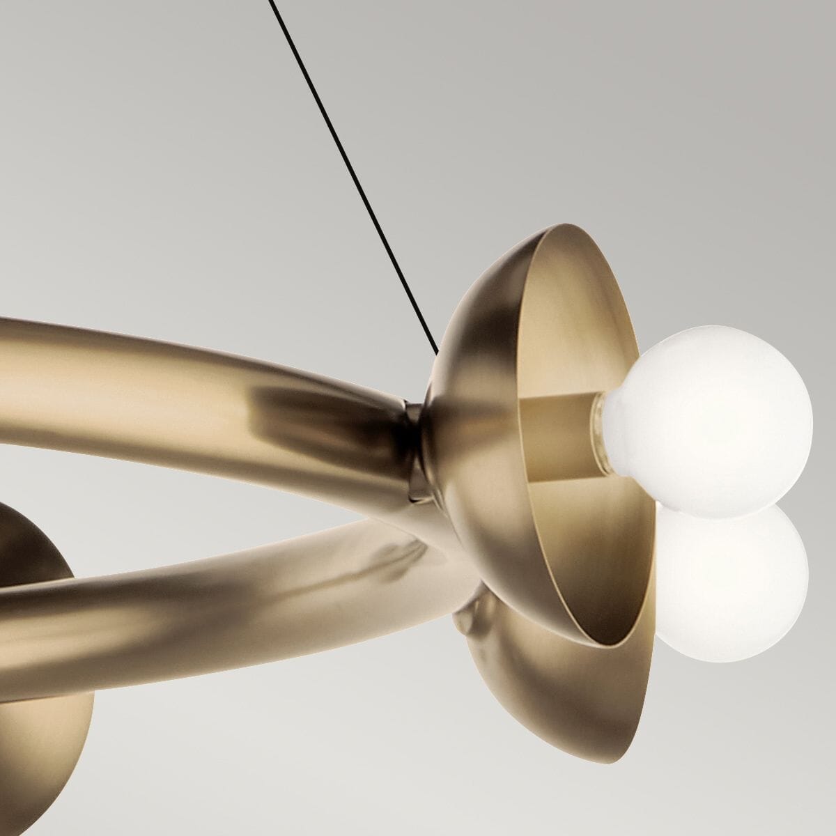 Anouk Gold 9 Light Round Statement Pendant Ceiling Light Lighting