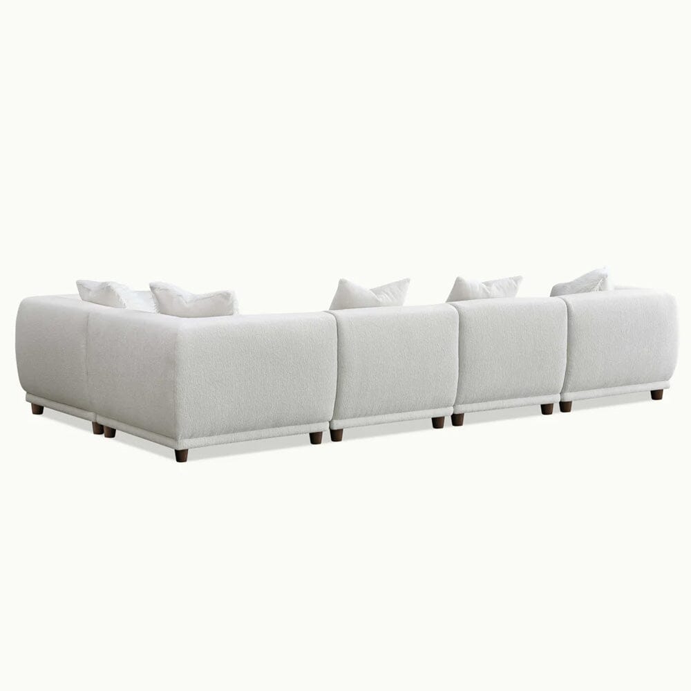 Arlo Polar Boucle Modular Sofa Range Sofa