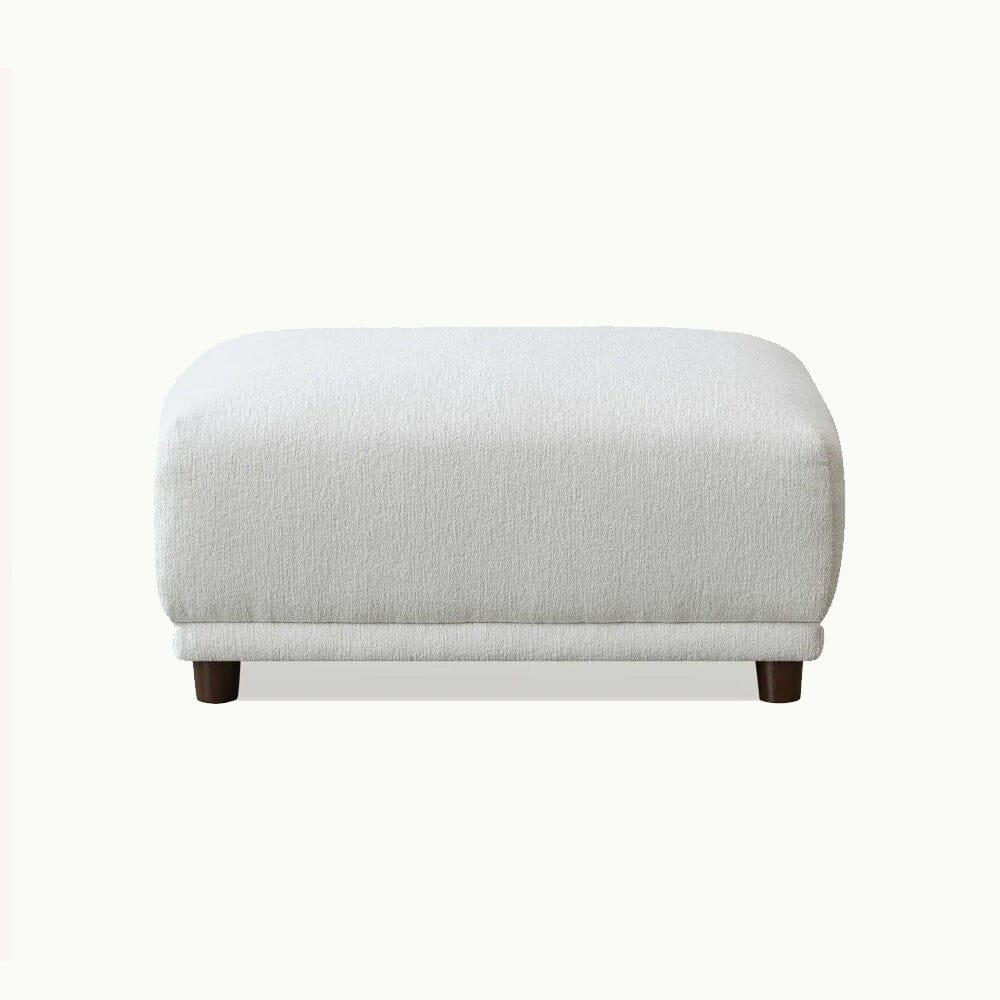 Arlo Polar Boucle Modular Sofa Range Sofa Footstool