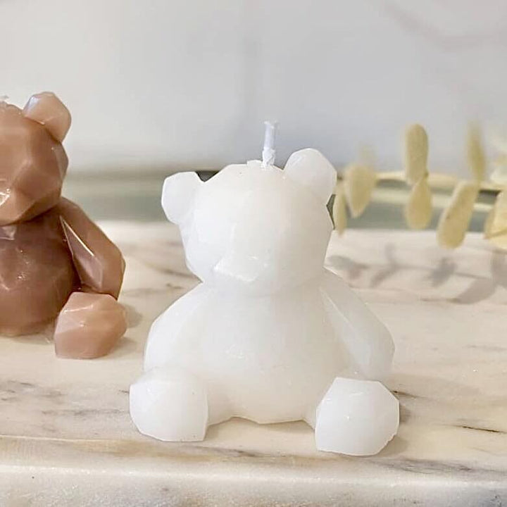 Arya Cream Mini Bear Shaped Candle Fragrance 