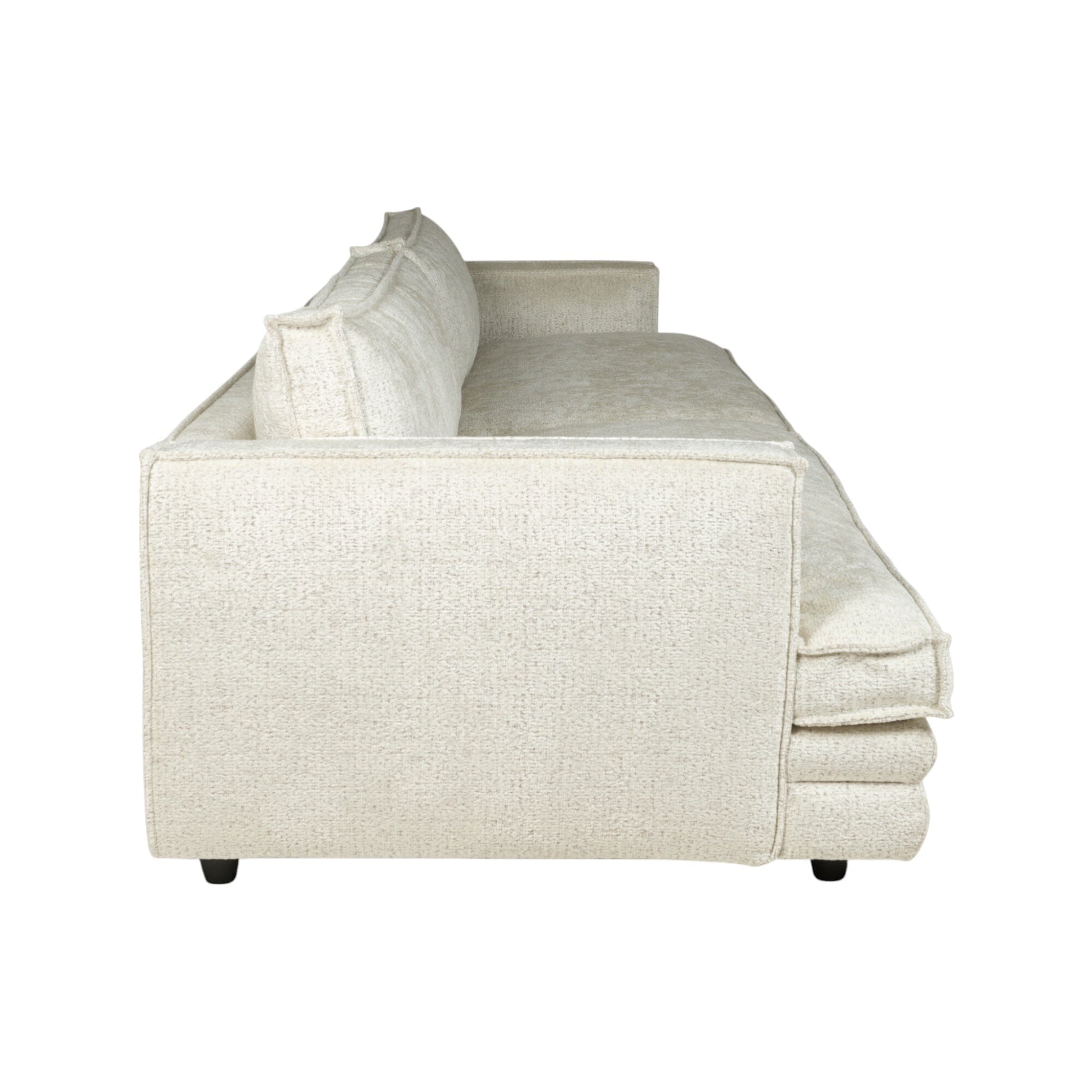 Avienne Cream Chenille 4 Seater Sofa Sofa