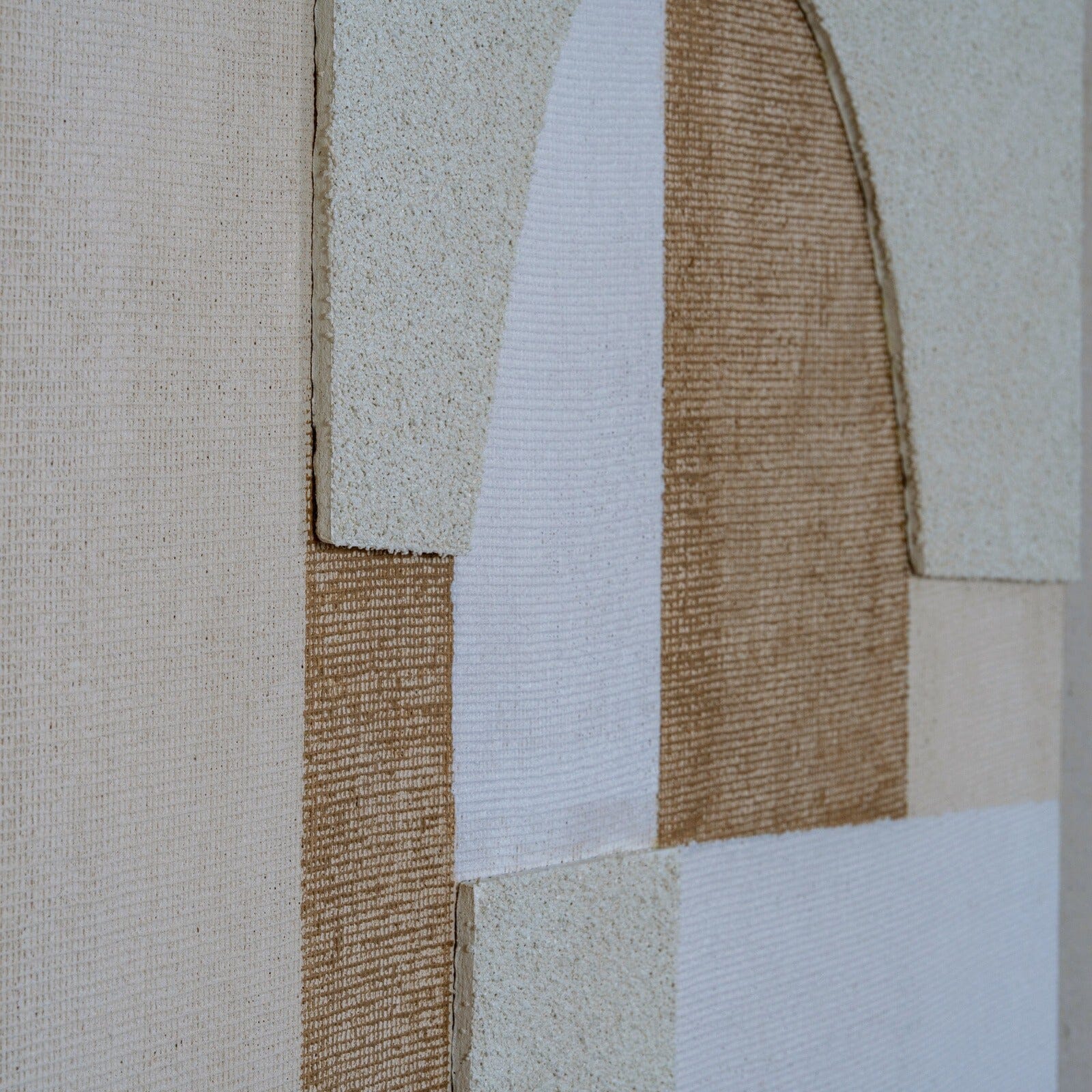 Aydyn Geometric Linen Canvas Wall Art Accessories