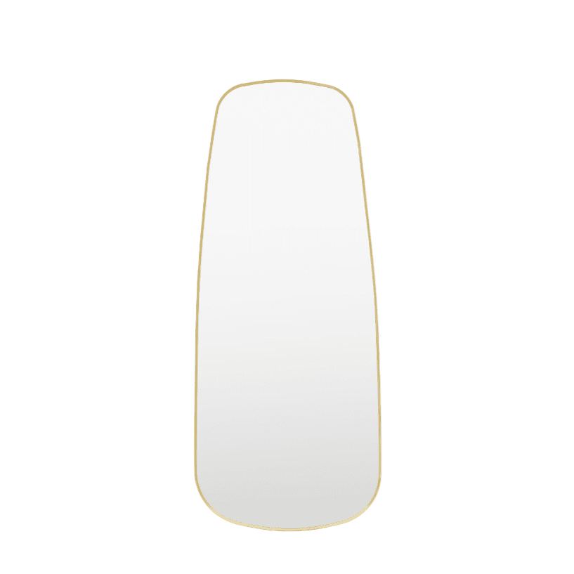 Bailey Gold Curved Leaner Mirror Accessories