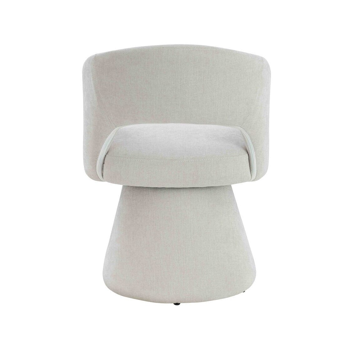 Belmon Cream Textured Fabric Dining Chair Furniture