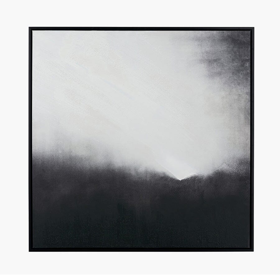 Bethany Monochrome Framed Square Canvas Wall Art Accessories