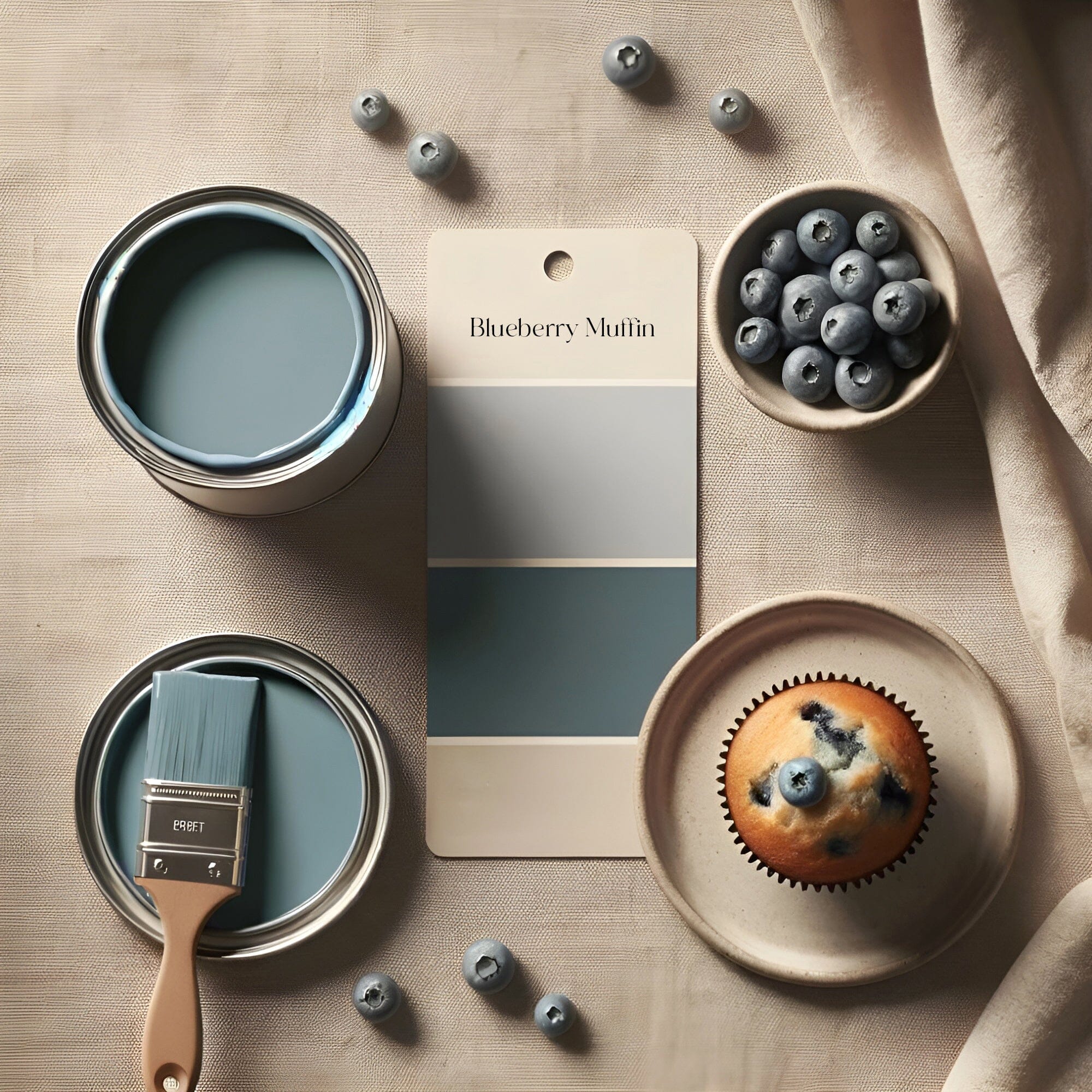Blueberry Muffin Satin Wood & Trim Paint - 750ml