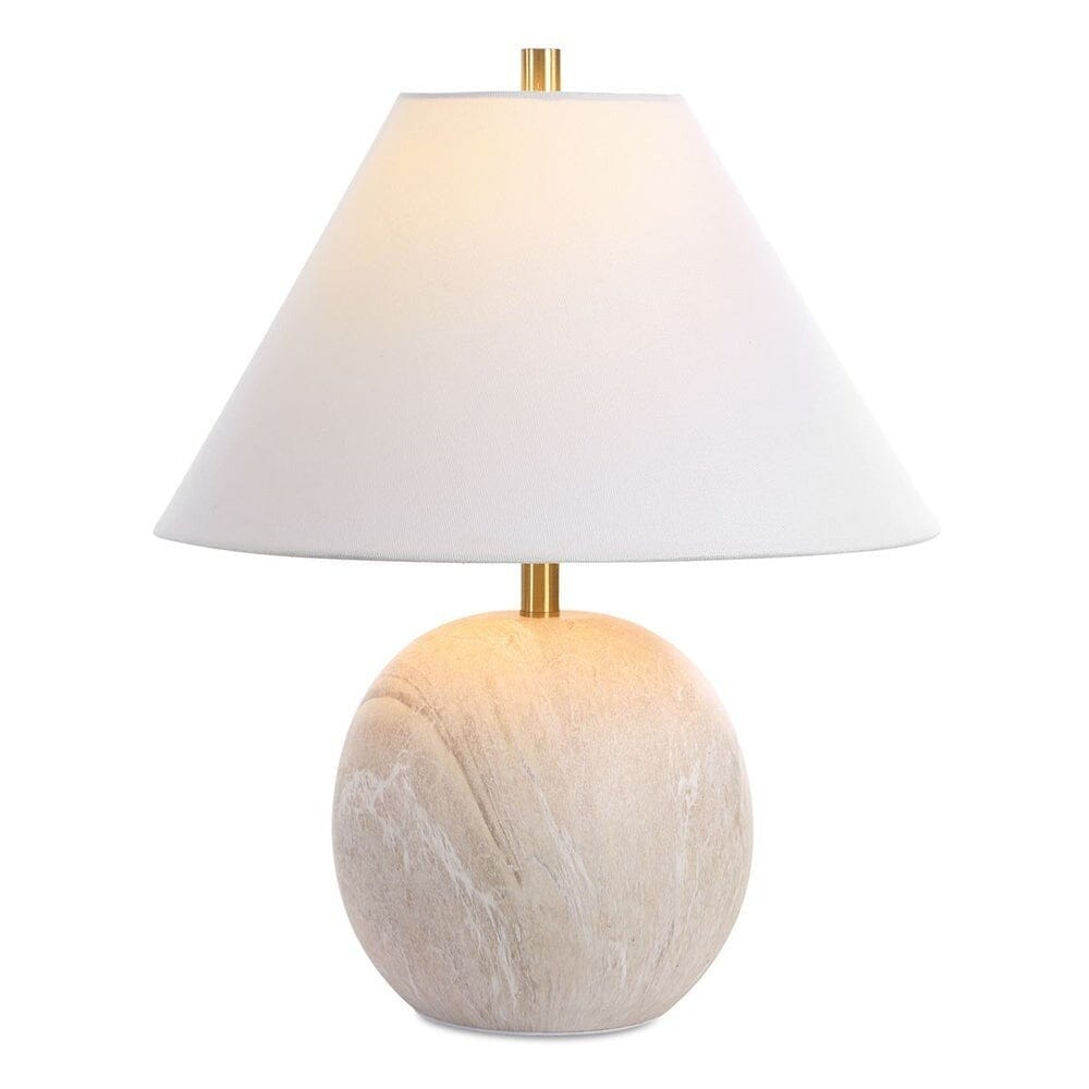 Bologna Cream Ceramic Round Table Lamp Lighting