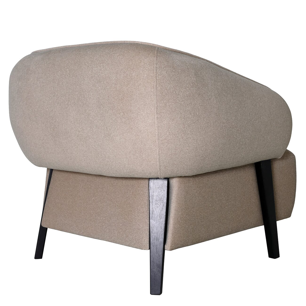 Borne Warm Beige Velvet Accent Chair Furniture