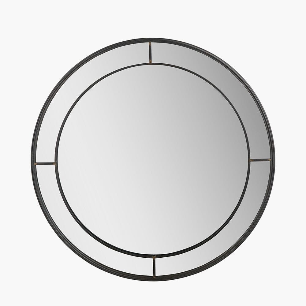 Bronx Antique Bronze Round Wall Mirror Accessories