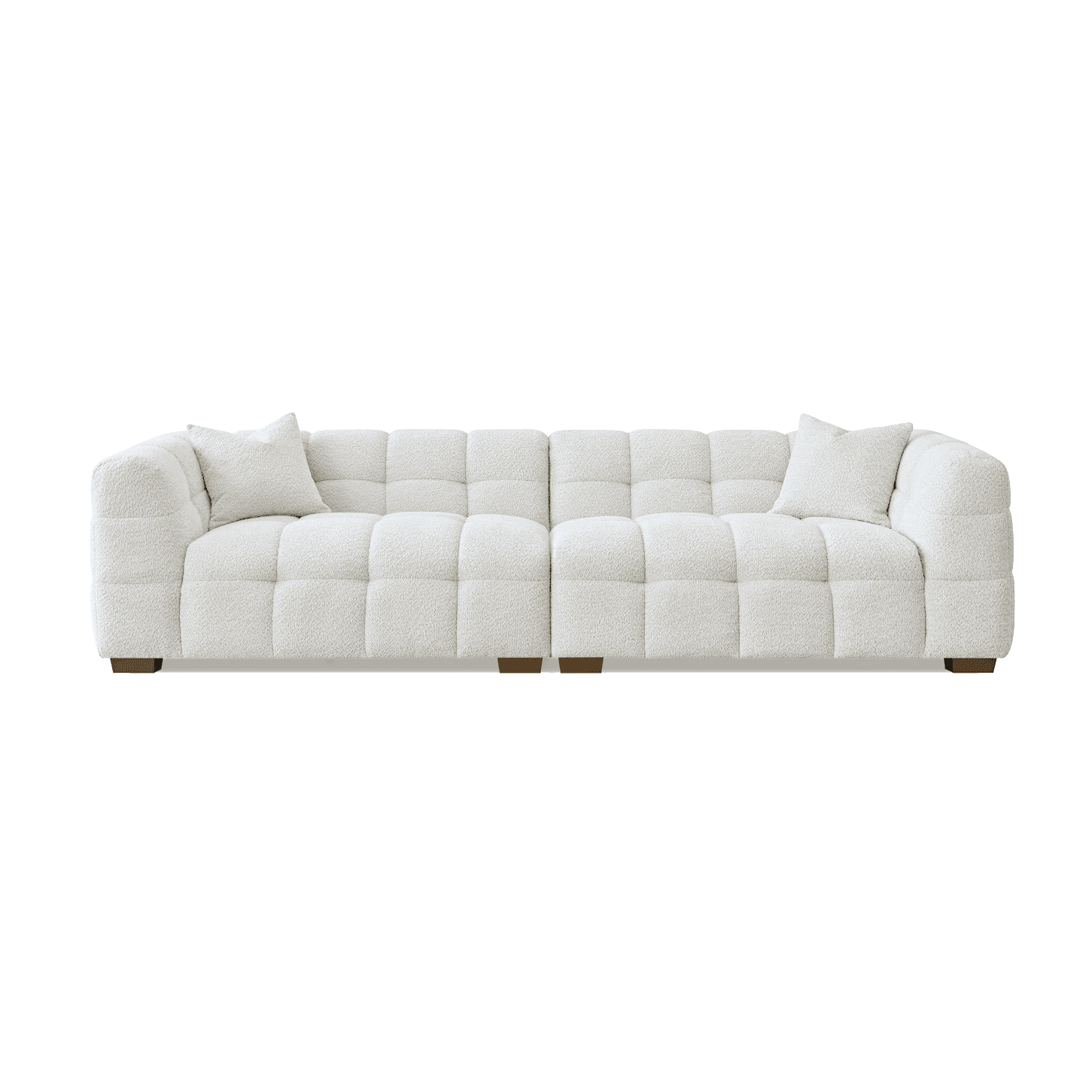 Bubble Oatmeal Boucle 4 Seater Sofa Sofa