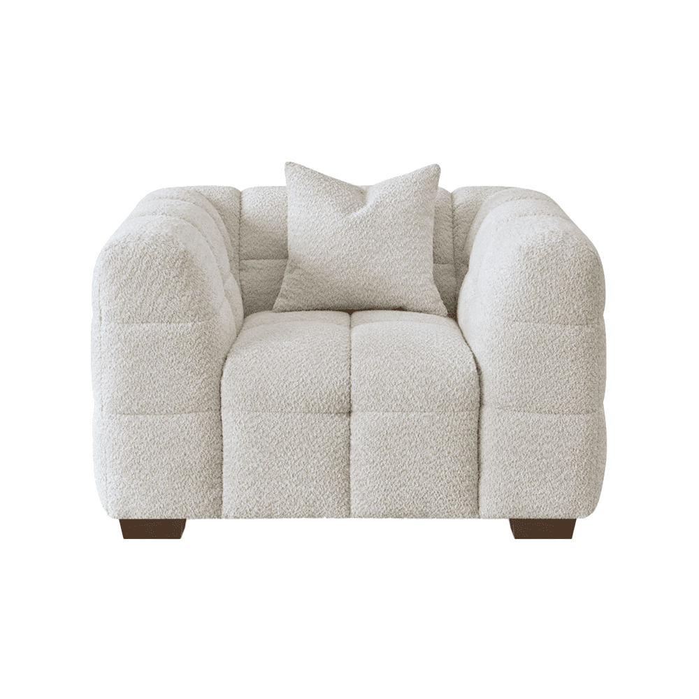 Bubble Oatmeal Boucle Chair Sofa