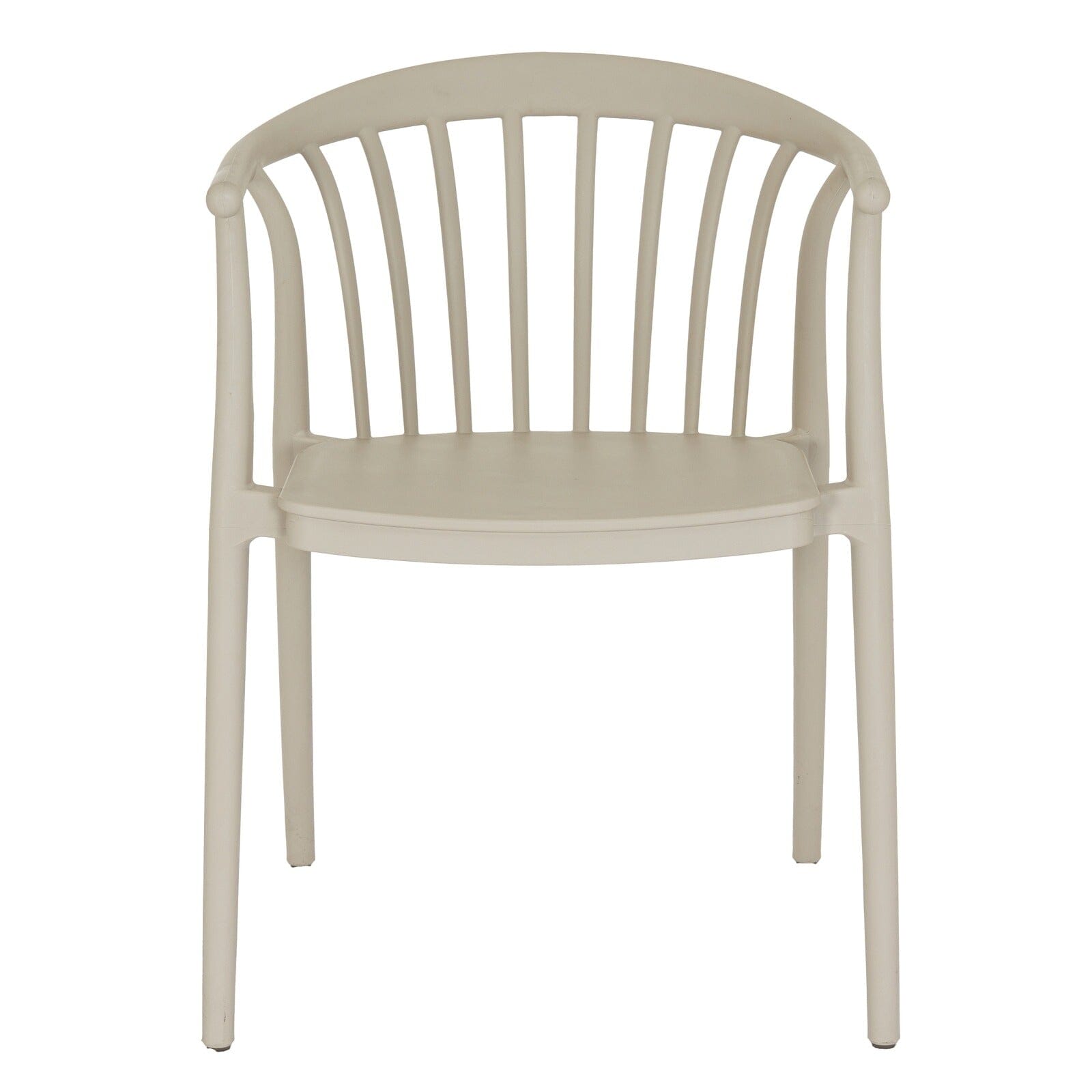 Burbeck Putty Curved Outdoor Dining Chair Outdoor