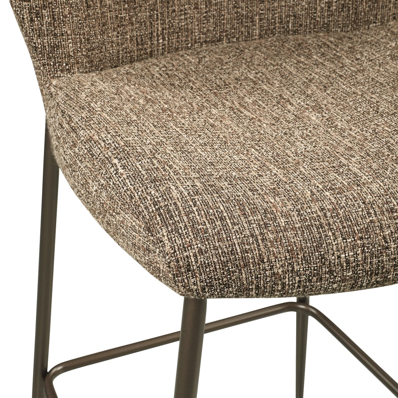 Cadence Brown Tweed Bar Stool Furniture