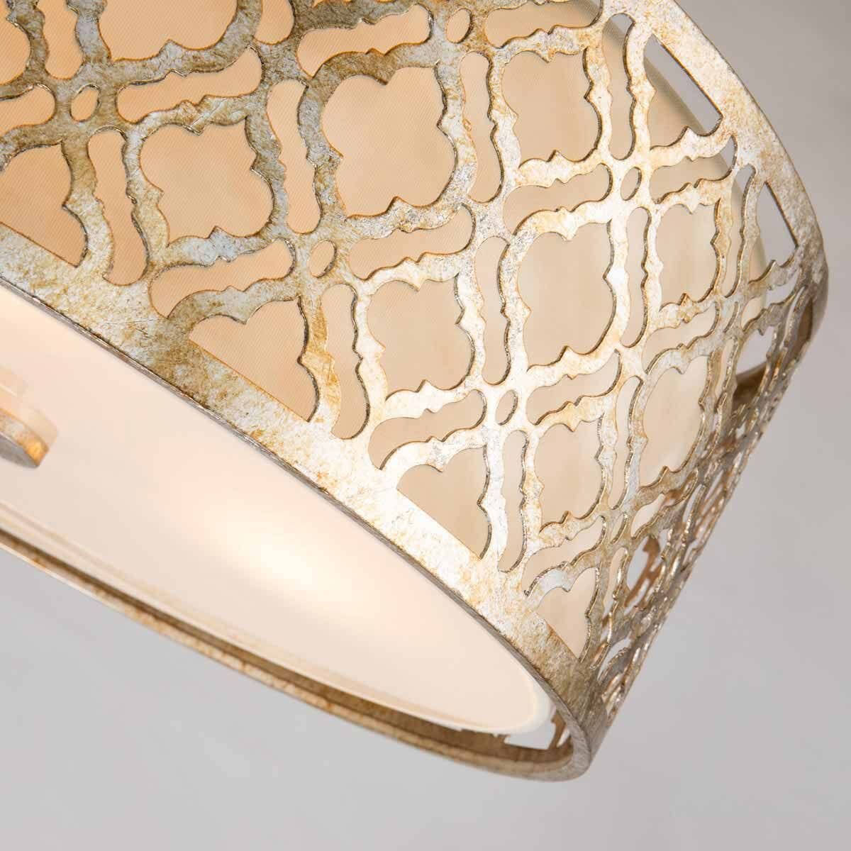 Caitlyn Large Gold Height Adjustable Pendant Ceiling Light Lighting
