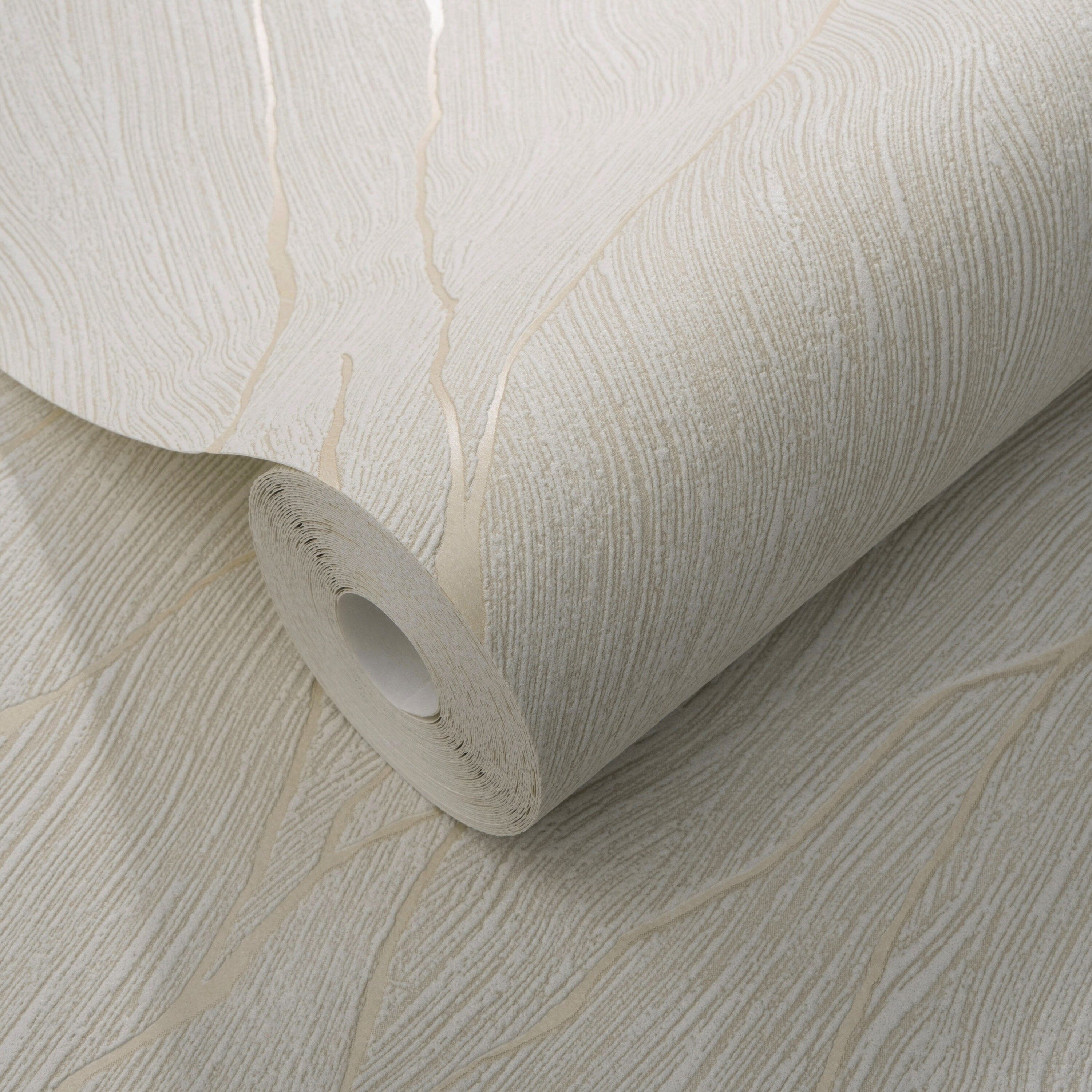 Caius Cream Textured Wallpaper Home Improvement