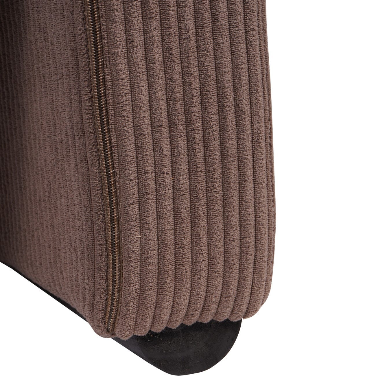 Calliope Brown Corduroy Statement Accent Chair Furniture