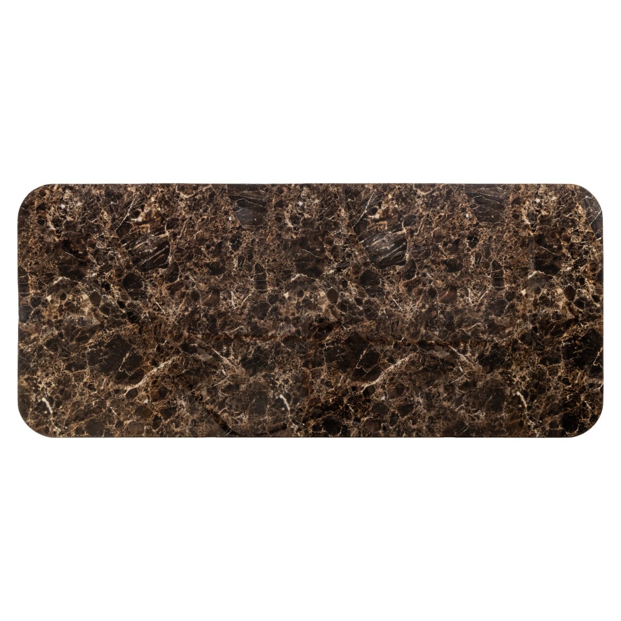 Calvin Dark Chocolate Dining Table with Ceramic Marble Top Furniture