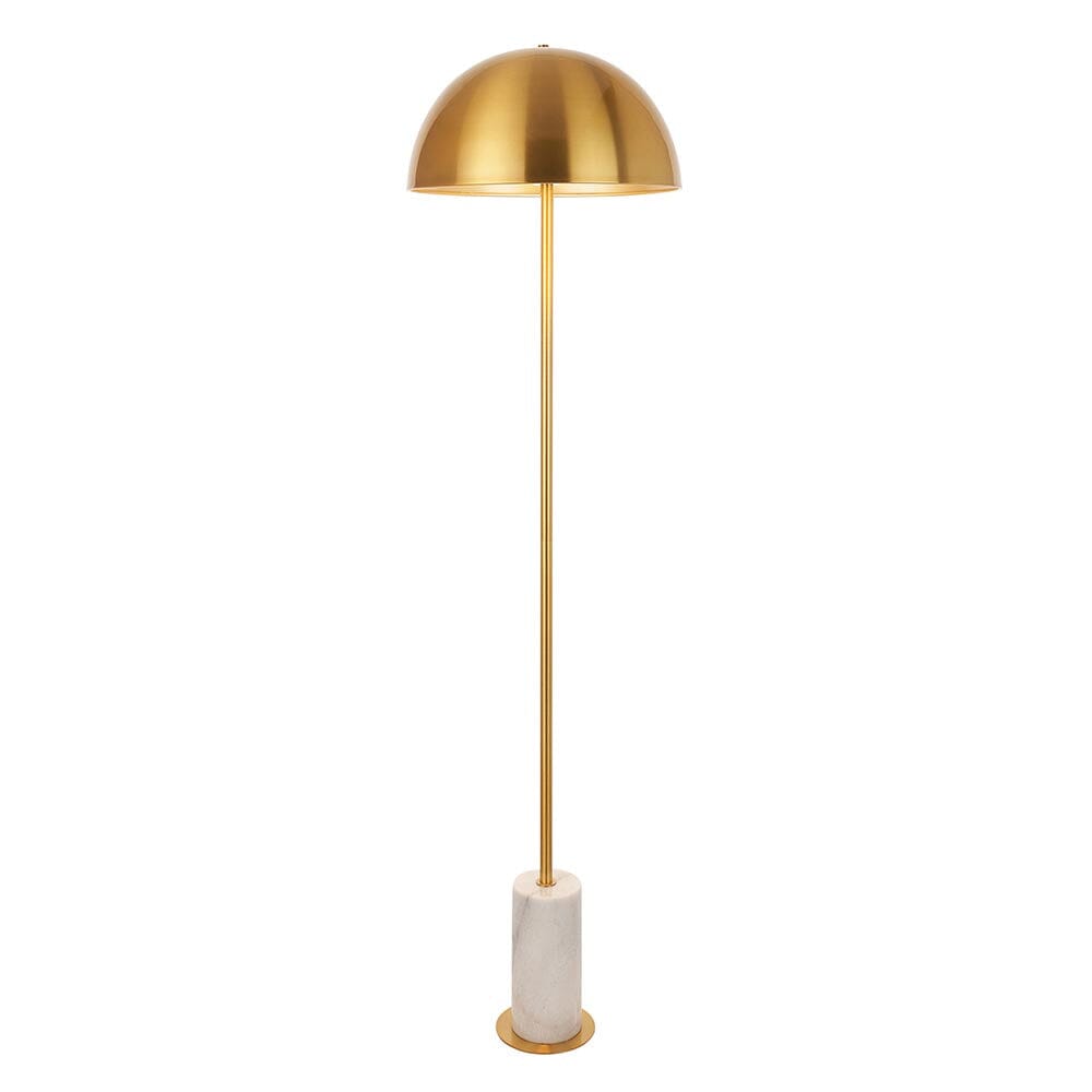 Camilla Gold & Marble Floor Lamp Lighting