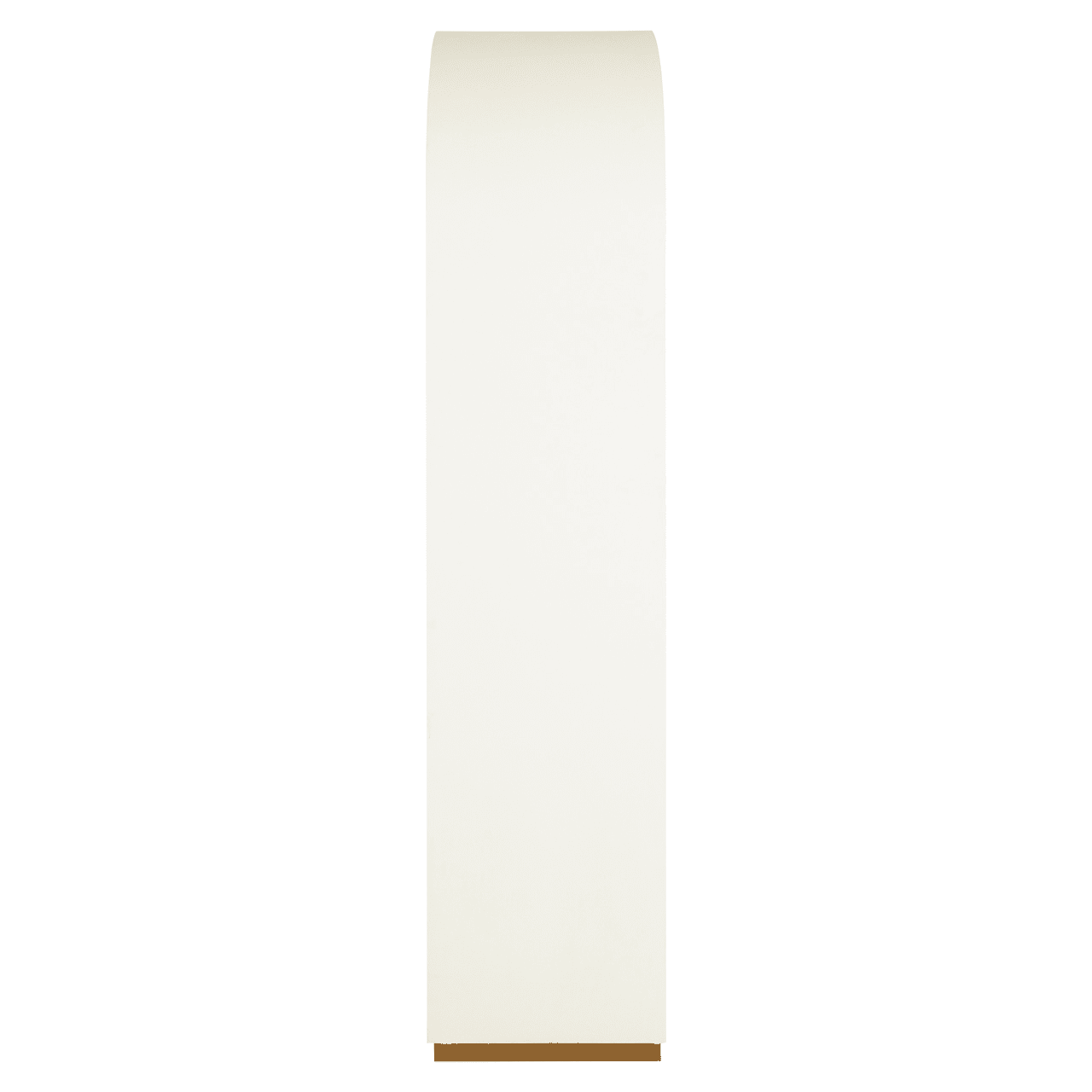 Camille Luxury Cream & Gold Ribbed Arched Shelving Unit Furniture