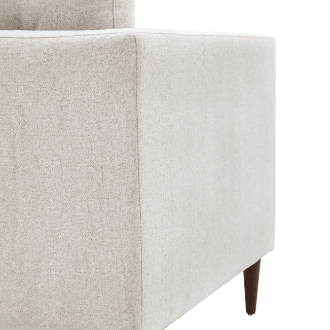 Camley Cream Textured 2 Seater Sofa Sofa