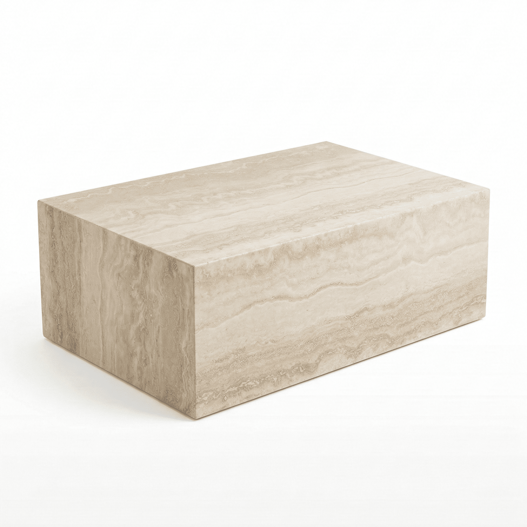 Celeste Rectangular Neutral Marble Effect Coffee Table Furniture
