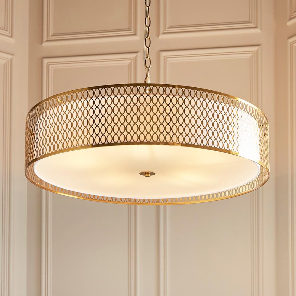 Centrico Gold 5 Light Pendant Ceiling Light Lighting