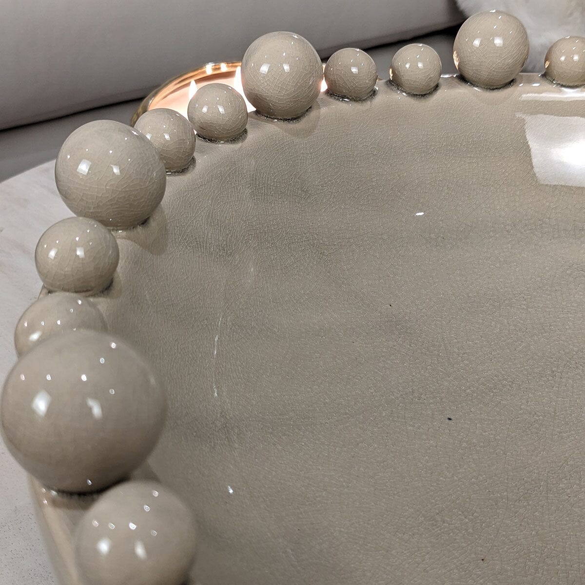 Chantray Cream Bobbled Edge Bowl Accessories