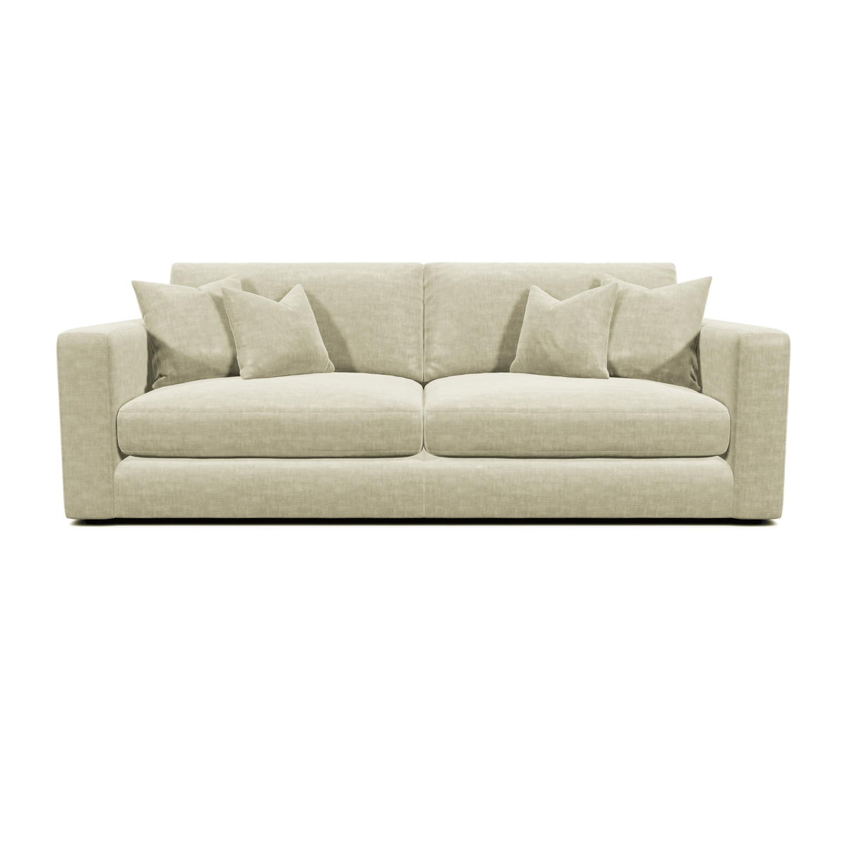 Cleo Luxe Chenille Pearl Sofa Range Sofa 3 Seater Split Sofa