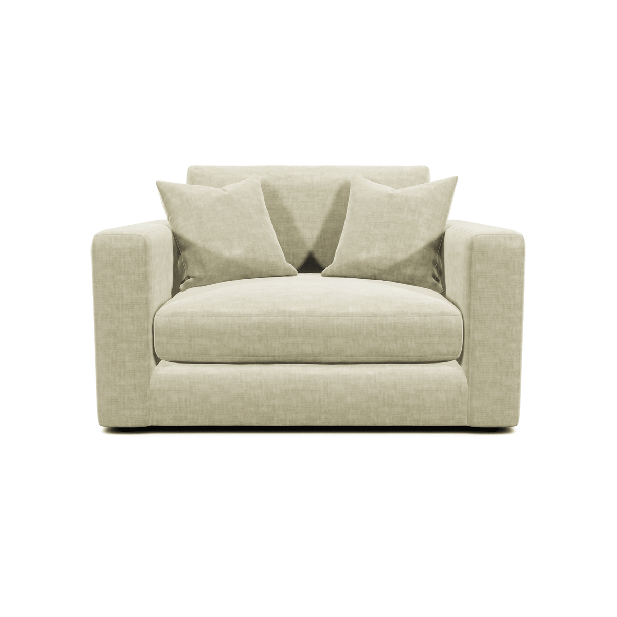 Cleo Luxe Chenille Pearl Sofa Range Sofa Cuddler Chair