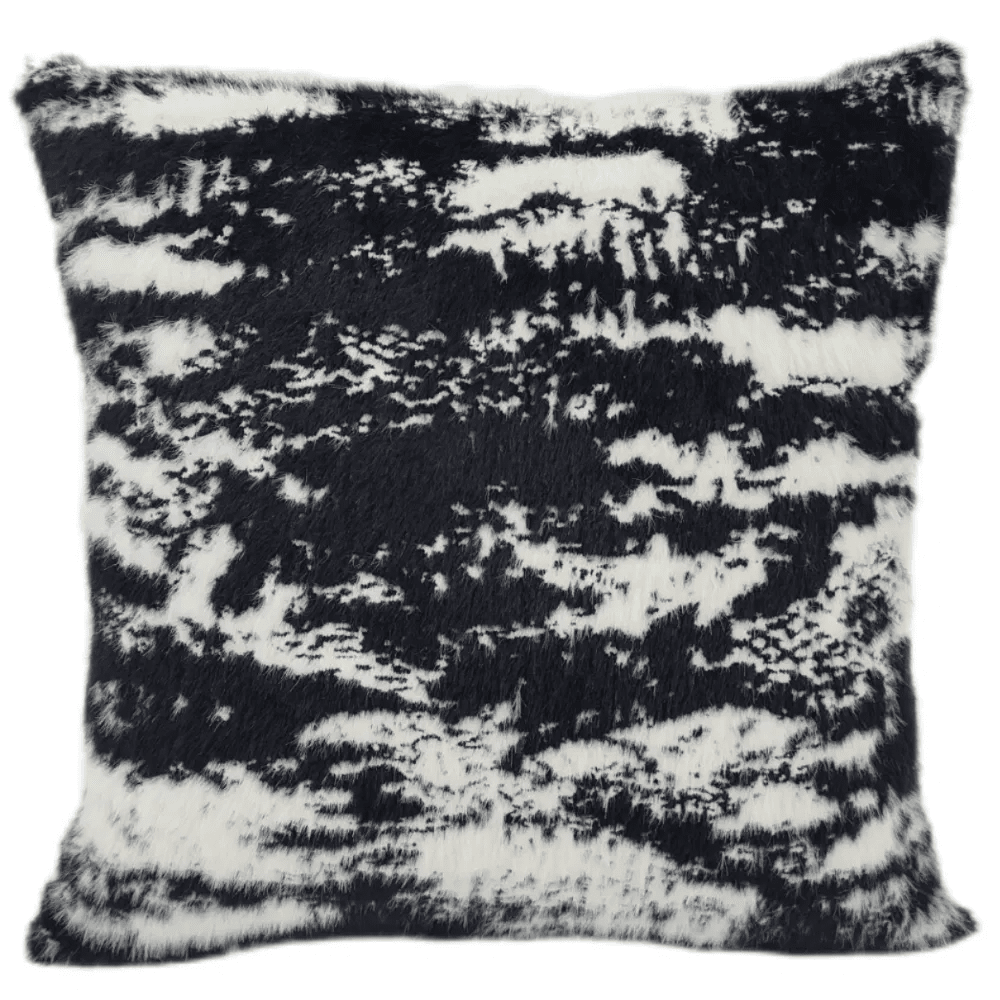 Comallo Faux Monochrome Neutral Two-Toned Cushion - 43x43cm Textiles
