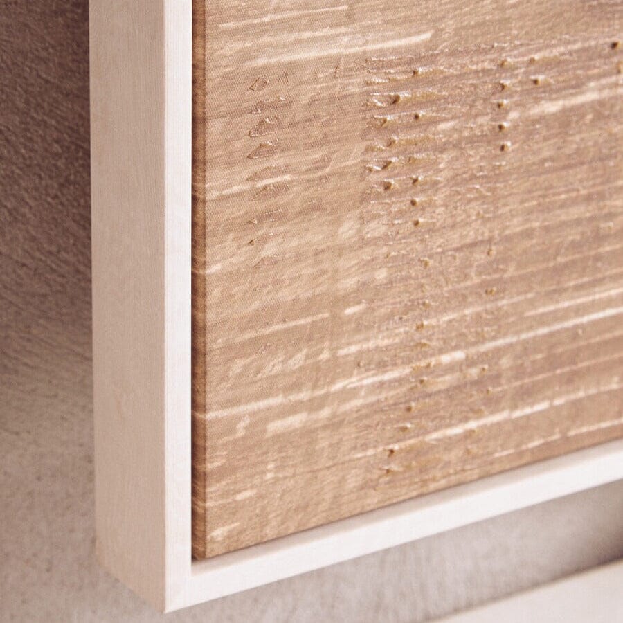 Compti Neutral Textured Canvas Wall Art Accessories