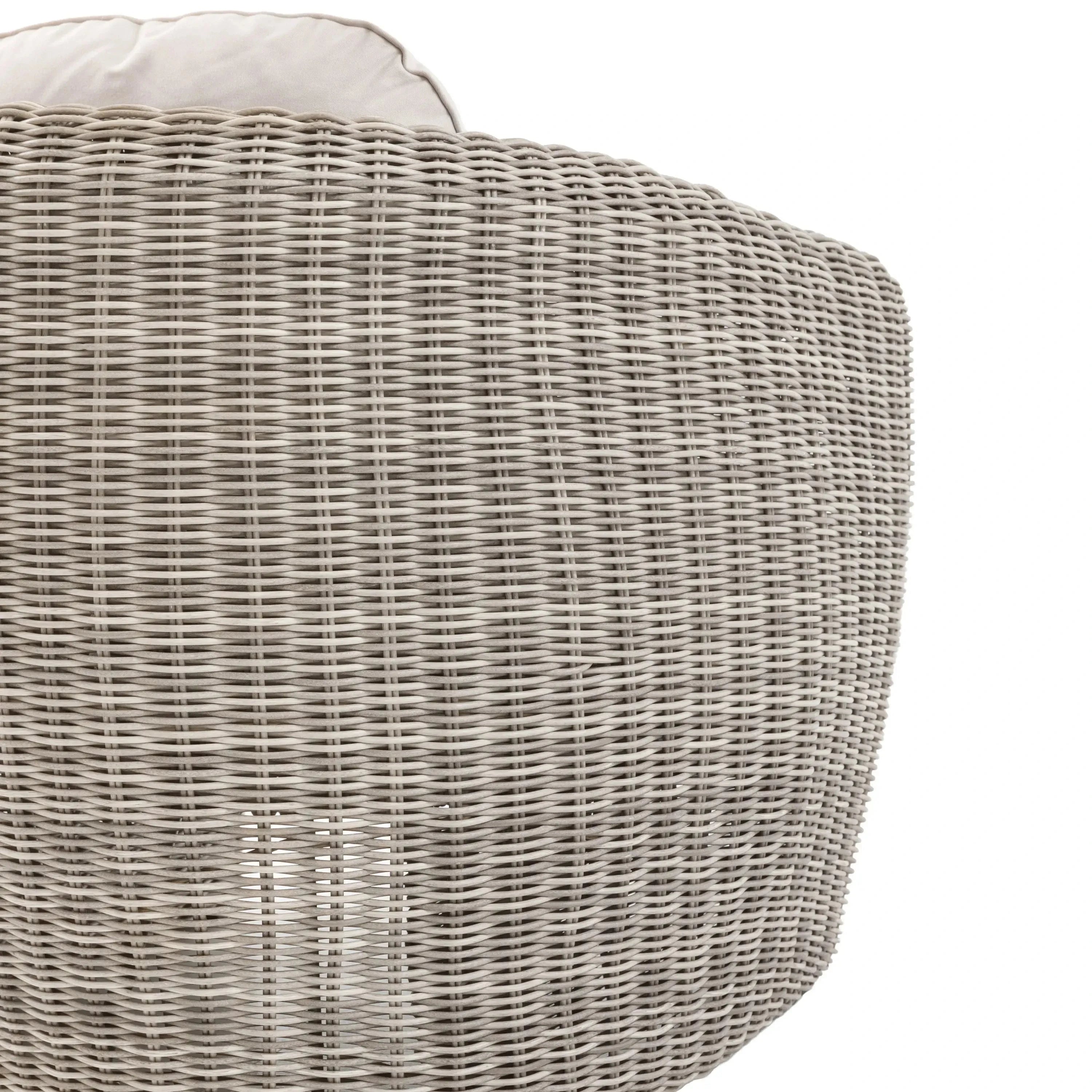 Cotswold Outdoor Neutral Wicker Armchair Outdoor