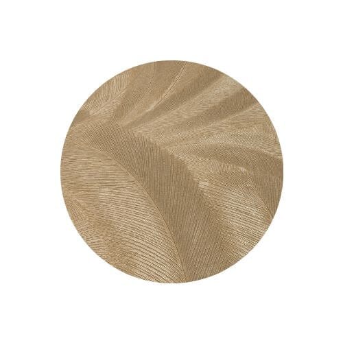Darcy Golden Feathers Metallic Patterned Wallpaper Sample Home Improvement