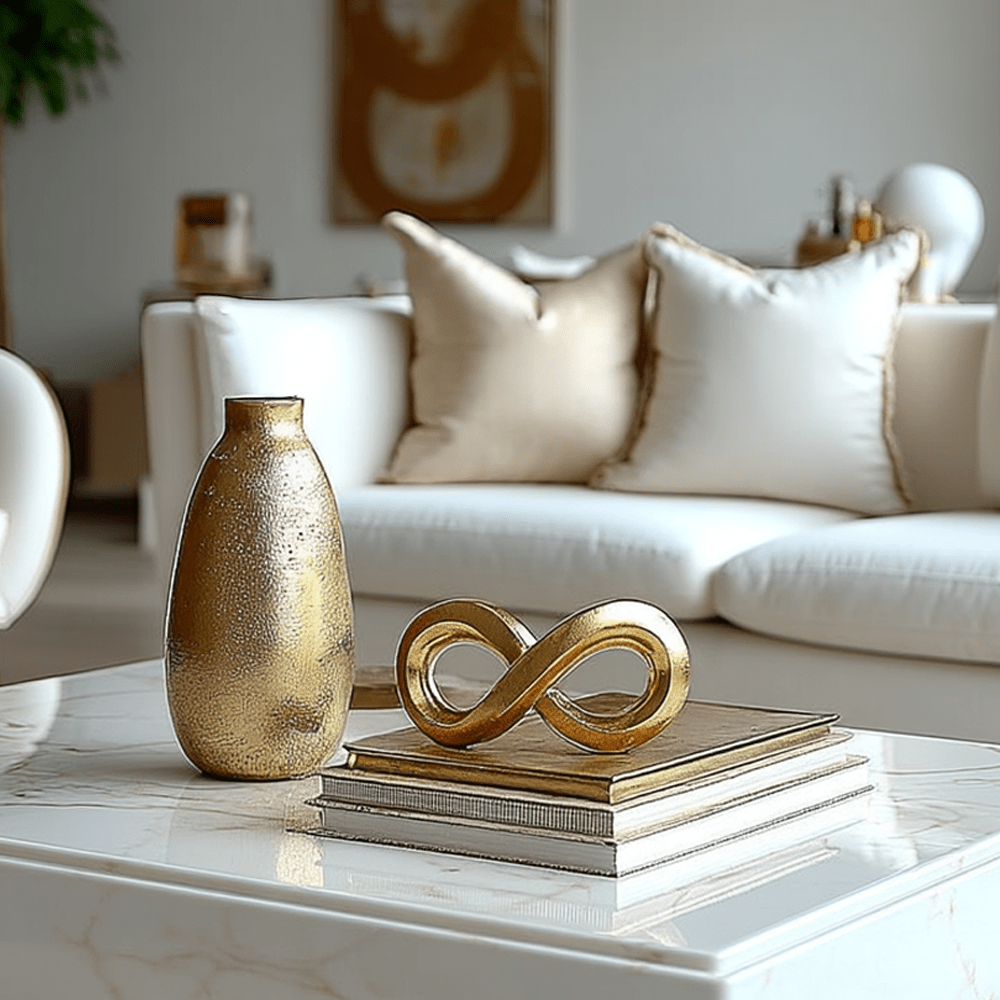 Decorative Gold Infinity Ornament Accessories