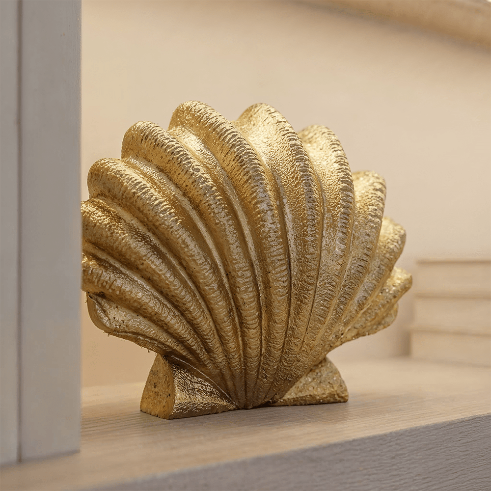 Decorative Gold Shell Ornament Accessories