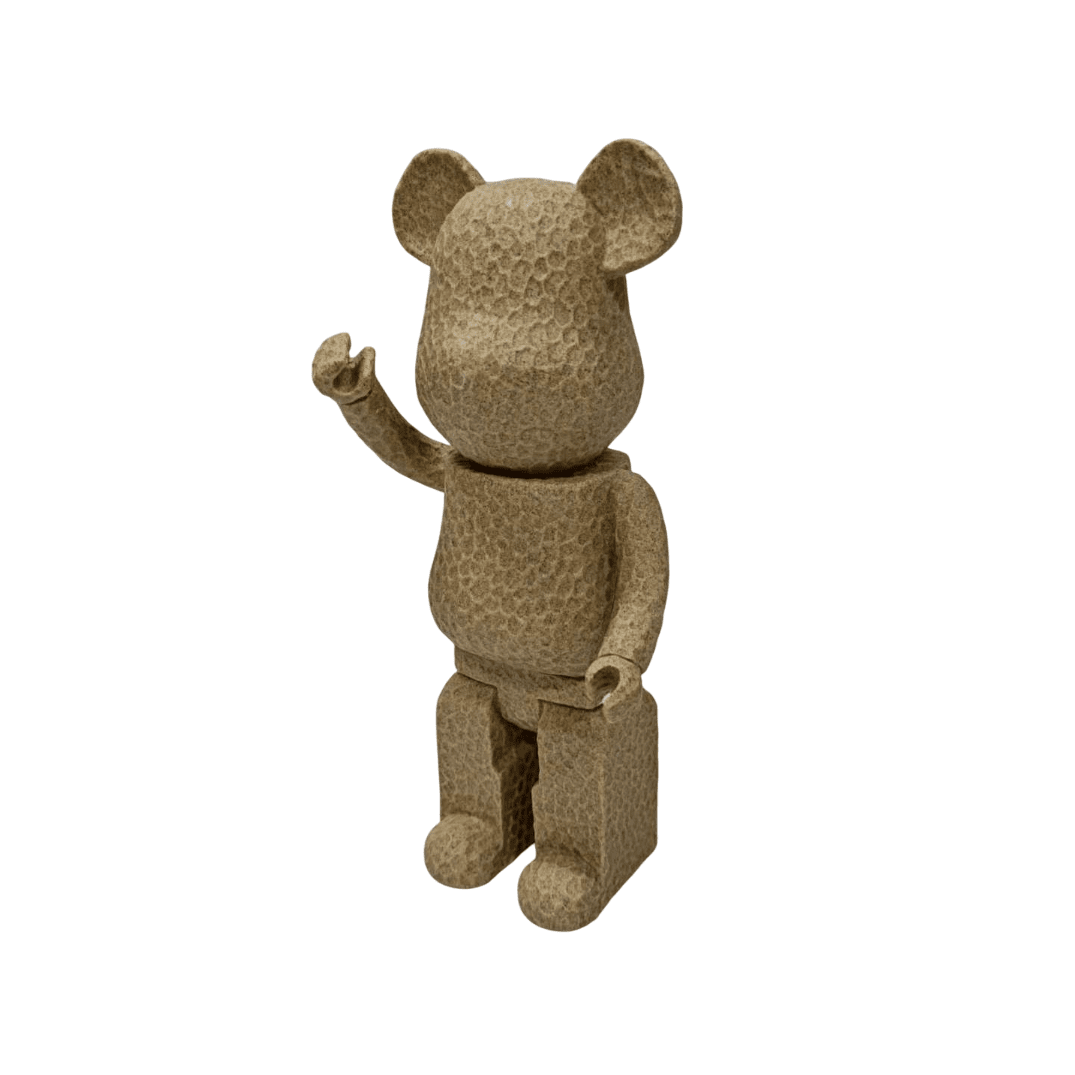 Decorative Stone Effect Standing Bear Ornament Accessories