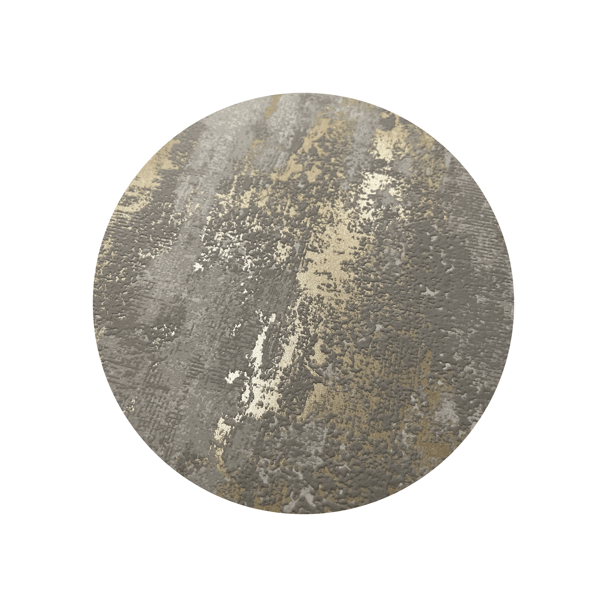 Dulcie Taupe & Gold Metallic Wallpaper Sample Sample