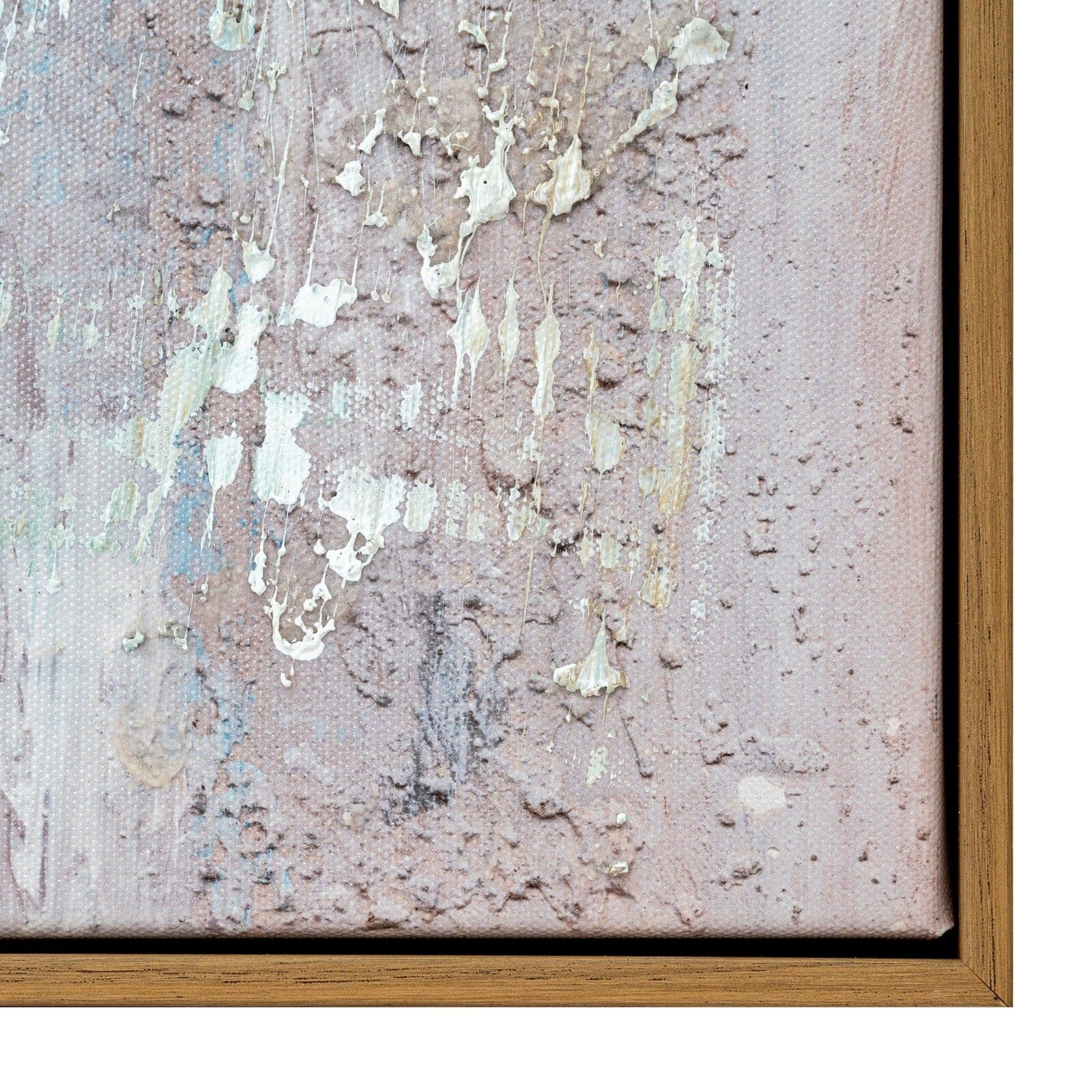 Elira Neutral Hand Painted Landscape Canvas in Frame Accessories