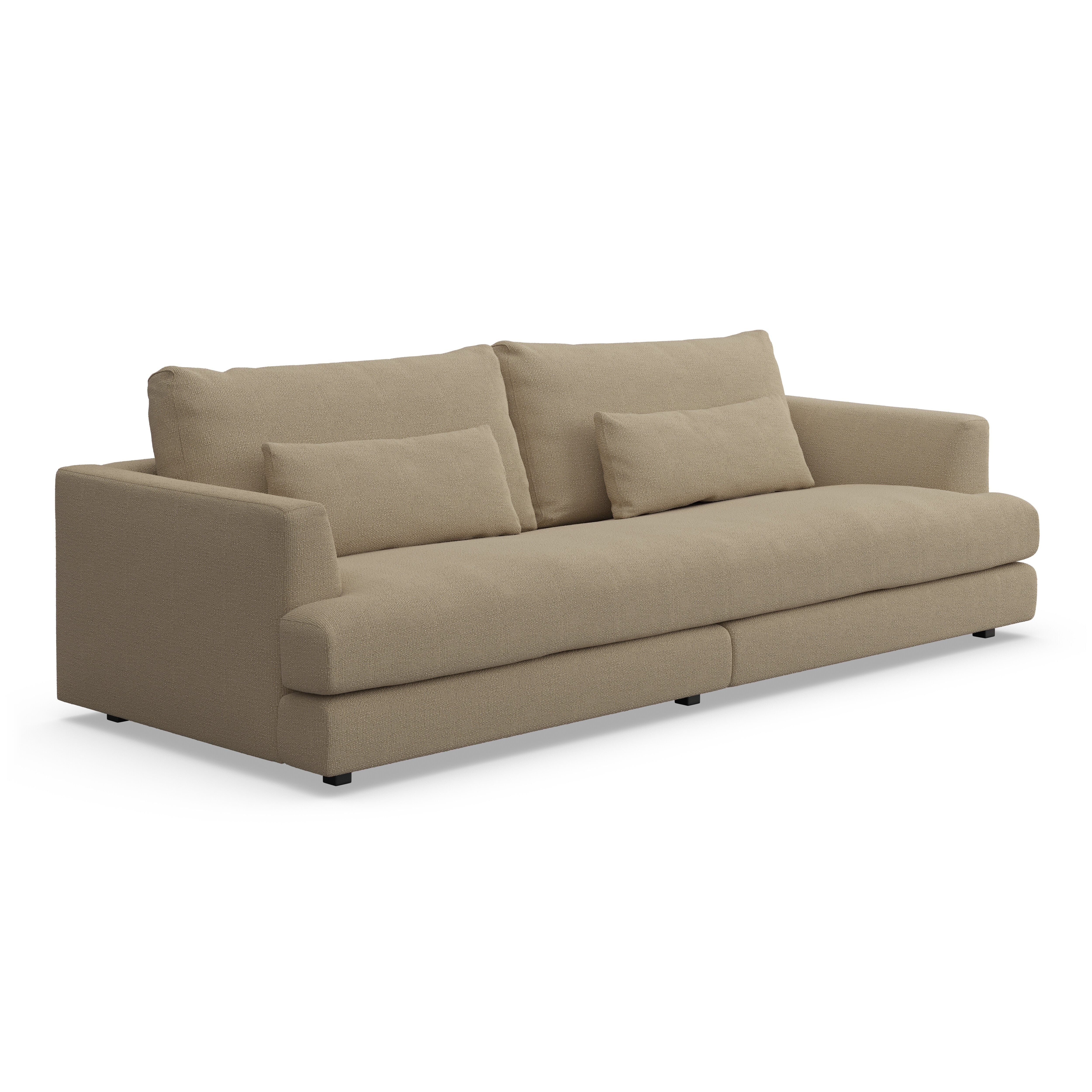 Elsa Taupe 4 Seater Sofa Sofa