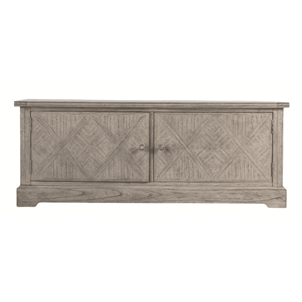 Elysium Natural Wood 2 Door Media Unit Furniture