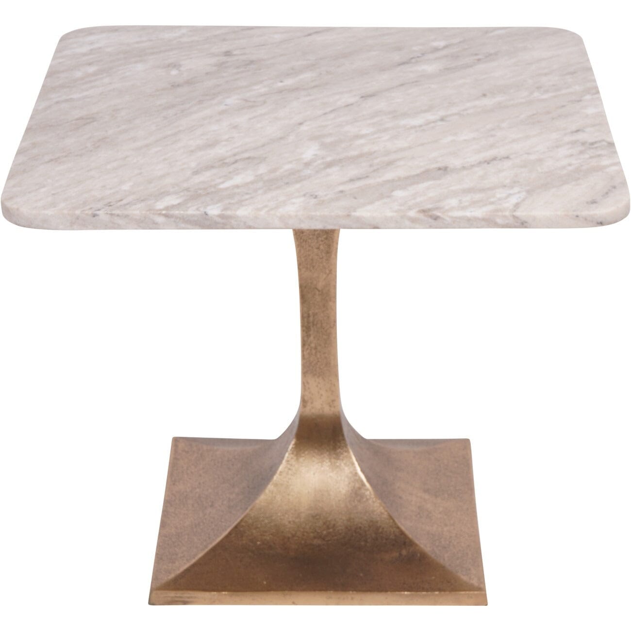 Eurydice Marble & Bronze Luxury Side Table Furniture