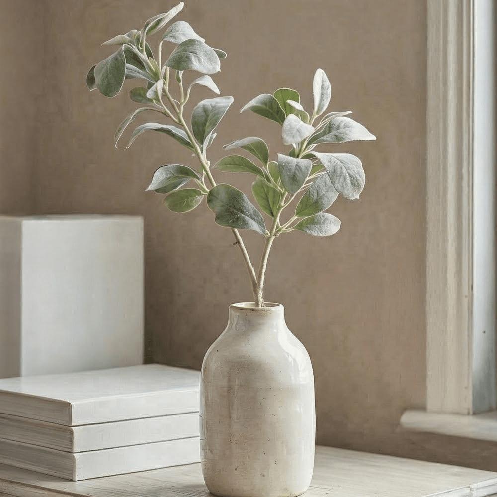 Faux Light Green Lambs Ear Single Stem Accessories
